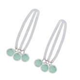 Nayara Aqua Stud Earrings for Everyday Glam